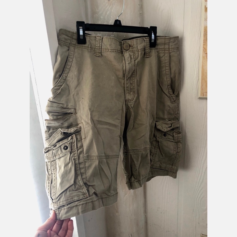 MENS KHAKI CARGO SHORTS brand by GEORGE.